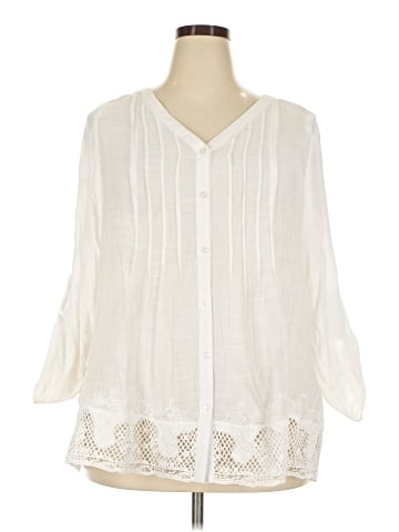 Avenue 3/4 Sleeve Blouse (view 1)