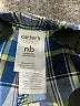 Carter's 100% Cotton Plaid Blue Shorts Size Newborn - photo 3