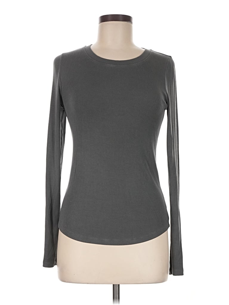 Pre-owned Wilfred Free Long Sleeve T-shirt In Gray