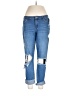 Inc Denim Graphic Blue Jeans Size 10 - photo 1