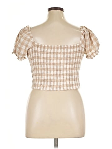 Abercrombie & Fitch Short Sleeve Blouse (view 2)