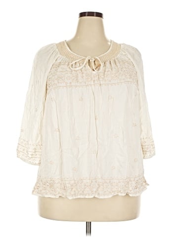 Lucky Brand 3/4 Sleeve Blouse (view 1)