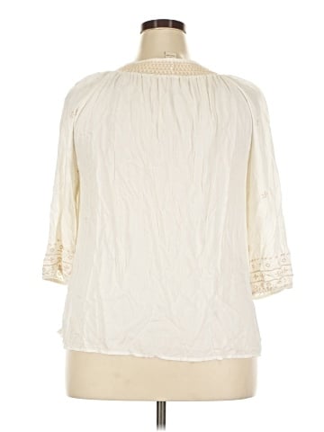 Lucky Brand 3/4 Sleeve Blouse (view 2)