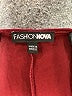 Fashion Nova Solid Burgundy Jumpsuit Size S - photo 4