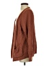 Maurices 100% Acrylic Brown Cardigan Size S - photo 5