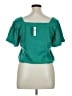 Dolan Green Short Sleeve Blouse Size XL - photo 2