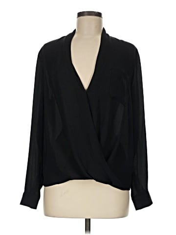 Topshop Long Sleeve Blouse (view 1)