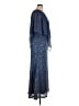 SLNY 100% Polyester Blue Cocktail Dress Size 14 Petite - photo 4