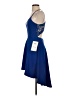 B. Darlin Solid Blue Cocktail Dress Size 1 - 2 - photo 5