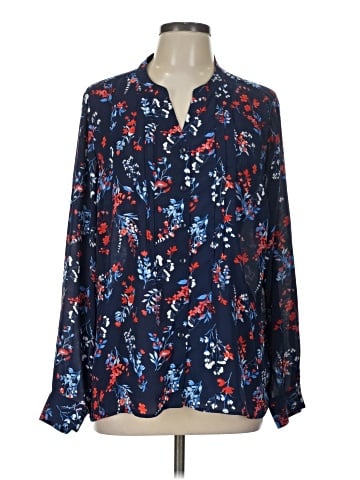 Joan Rivers Long Sleeve Blouse (view 1)