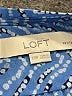Ann Taylor LOFT 100% Polyester Blue Short Sleeve Blouse Size XXS (petite) - photo 7