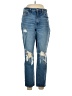 Old Navy Hearts Blue Jeans Size 12 - photo 1