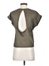 Lululemon Athletica Metallic Gray Short Sleeve Top Size XS - photo 2