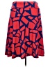 Lularoe Graphic Red Casual Skirt Size 3X - photo 2