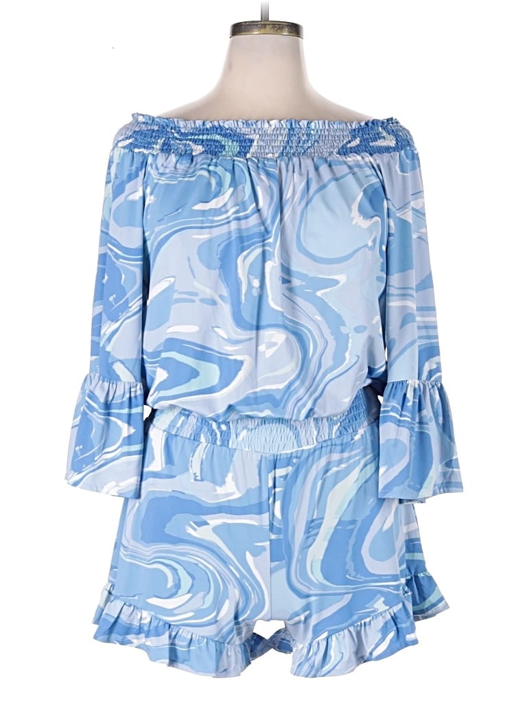 Pre-owned La Mer Luxe Romper In Blue