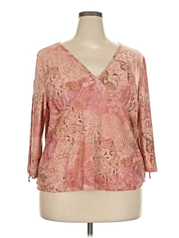 No Boundaries 3/4 Sleeve Blouse (view 1)
