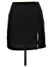 Unbranded Solid Black Casual Skirt Size XS - photo 1