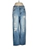 Point Sur 100% Cotton Hearts Blue Jeans Size 29 waist - photo 1