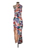 Alexia Admor 100% Polyester Tropical Orange Cocktail Dress Size 4 - photo 1