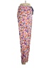 Thalia Sodi Floral Purple Casual Pants Size L - photo 4