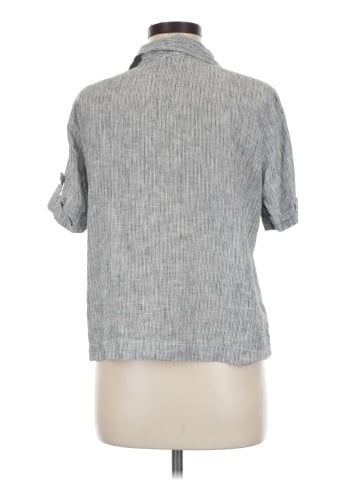 Hot Cotton Short Sleeve Blouse (view 2)