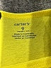 Carter's 100% Cotton Solid Yellow Short Sleeve Onesie 6-9 MO / 9 MO - photo 3