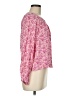 wonderly 100% Rayon Pink 3/4 Sleeve Blouse Size M - photo 4