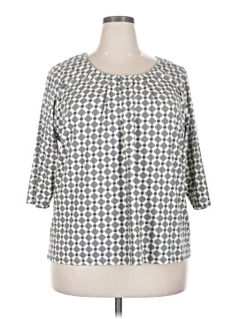 Lands' End 3/4 Sleeve T Shirt