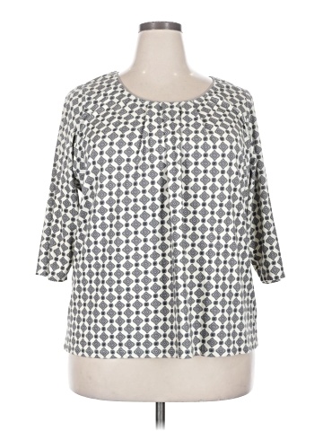 Lands' End 3/4 Sleeve T-Shirt (view 1)