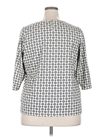 Lands' End 3/4 Sleeve T-Shirt (view 2)