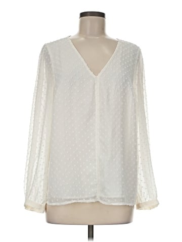 J.Crew Factory Store Long Sleeve Blouse (view 1)