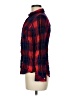 Sim & Sam 100% Rayon Plaid Red Long Sleeve Button-Down Shirt Size M - photo 5