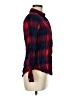Sim & Sam 100% Rayon Plaid Red Long Sleeve Button-Down Shirt Size M - photo 4