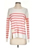 White + Warren Stripes White Pullover Sweater Size S - photo 1