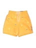 Baby Gap 100% Polyester Hearts Yellow Shorts Size 5 - photo 1