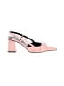 Versace Color Block Pink Slingback Pumps Size EU (IT) 39 / US 9 - photo 1