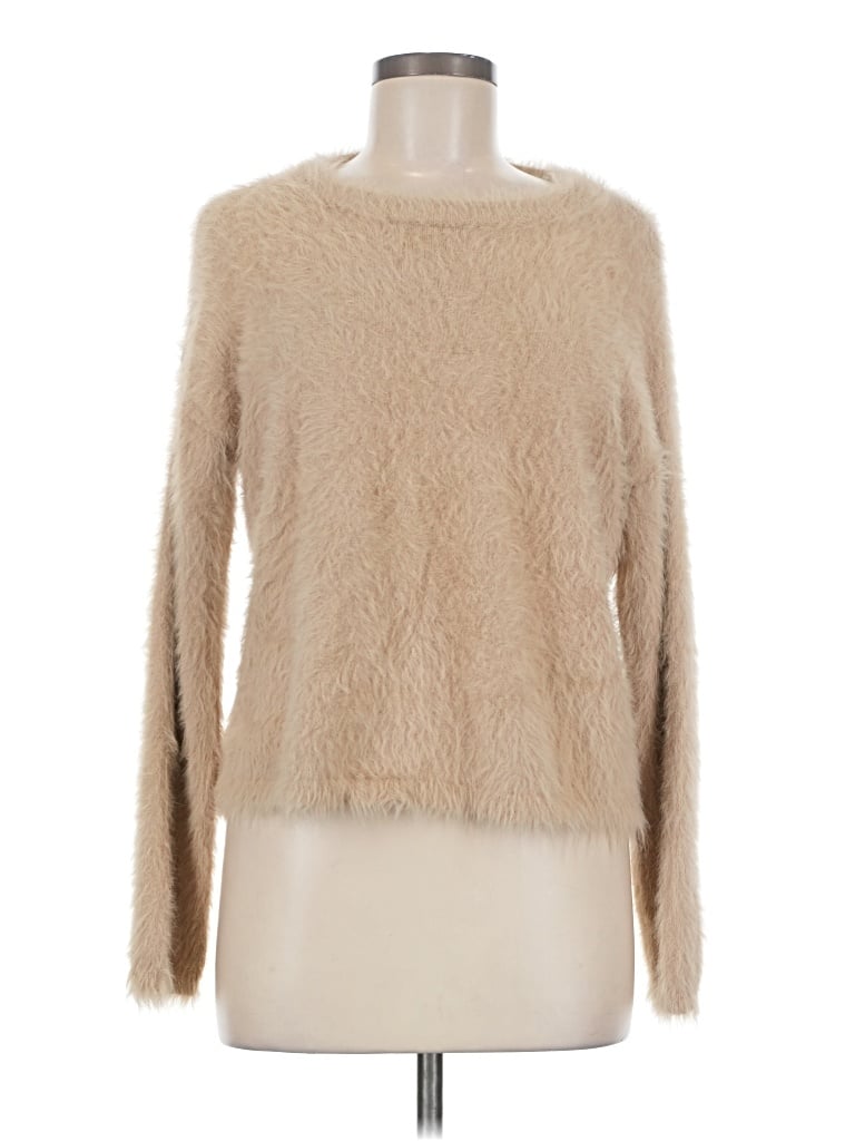 Pre-owned Lou & Grey Pullover Sweater In Tan