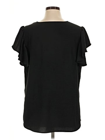 Adrianna Papell Short Sleeve Blouse (view 2)