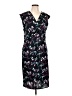 Robert Rodriguez 100% Polyester Print Black Cocktail Dress Size L - photo 1