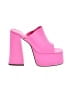 Azalea Wang Color Block Pink Heels Size 9 - photo 1