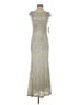 Vince Camuto Metallic Silver Cocktail Dress Size 2 - photo 1