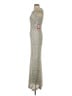 Vince Camuto Metallic Silver Cocktail Dress Size 2 - photo 5