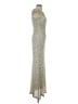 Vince Camuto Metallic Silver Cocktail Dress Size 2 - photo 4