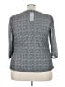 Daniel Rainn Gray 3/4 Sleeve Blouse Size 2X - photo 2