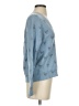 Skull Cashmere Blue Pullover Sweater Size S - photo 4