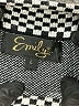 Emily... Checkered-gingham Black Pullover Sweater Size L - photo 7