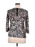 Dana Buchman Animal Print Silver Pullover Sweater Size XL - photo 2