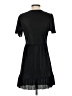 Aqua 100% Polyester Solid Black Casual Dress Size S - photo 2