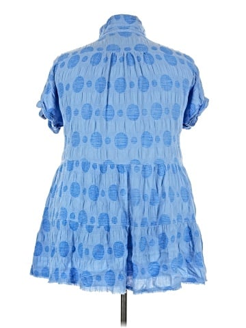 Umgee Short Sleeve Blouse (view 2)