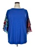 emerald Blue Short Sleeve Top Size 1X - photo 1